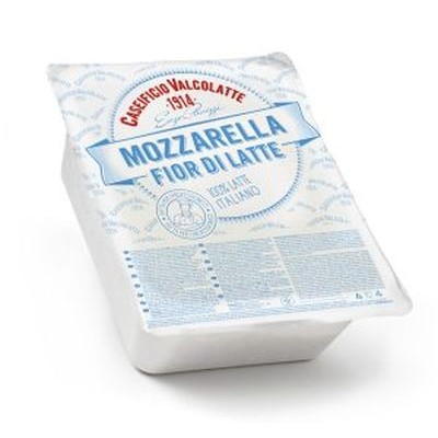 Sūris Mozzarella 45%, VALCOLATTE, 8 vnt po 125g, 2 kg / 1 kg